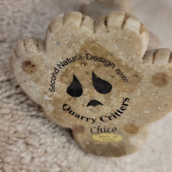 Handcrafted Sad Cat Figurine Stone Cute & Quirky Vintage Quarry Critters Chico - Picture 10 of 14